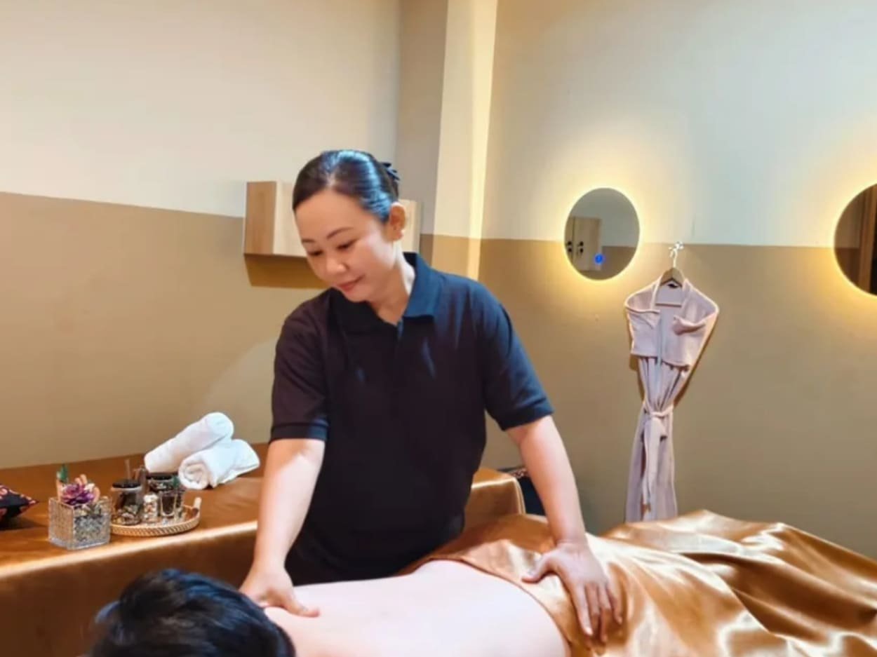 Professional wellness therapy and essential oils used in our Bintan Spa and Massage treatments.