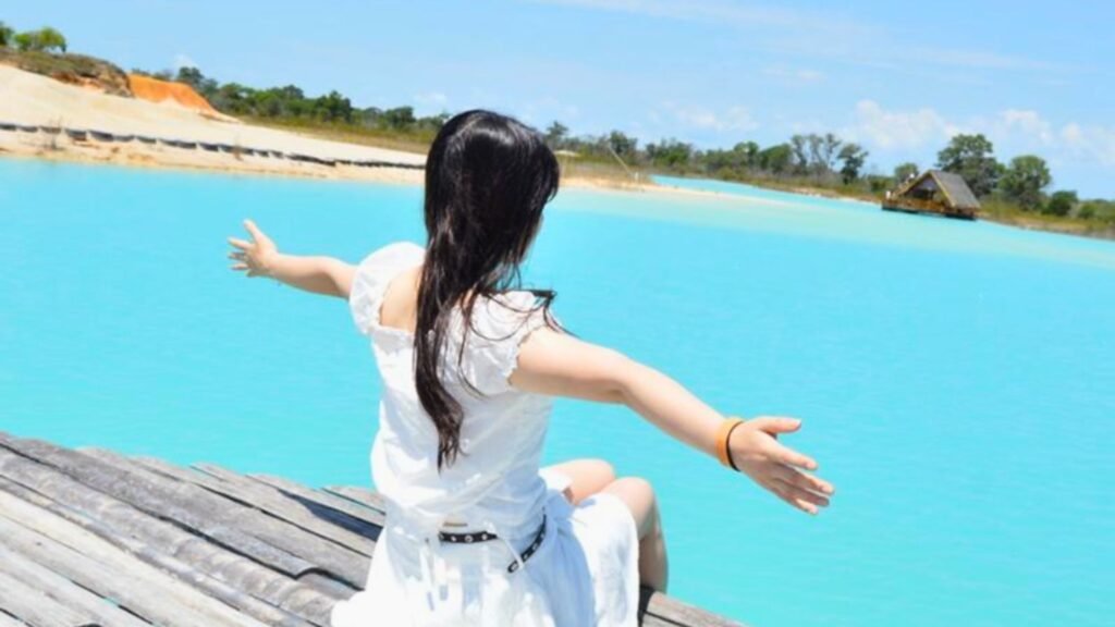 Bintan Desert and Blue Lake during a Bintan sightseeing tour