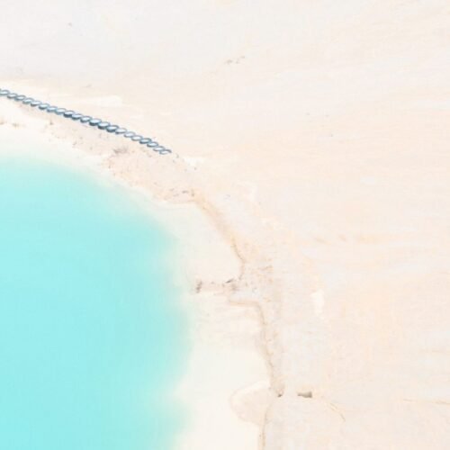 Blue Lake scenery during Bintan Desert and Blue Lake Tour