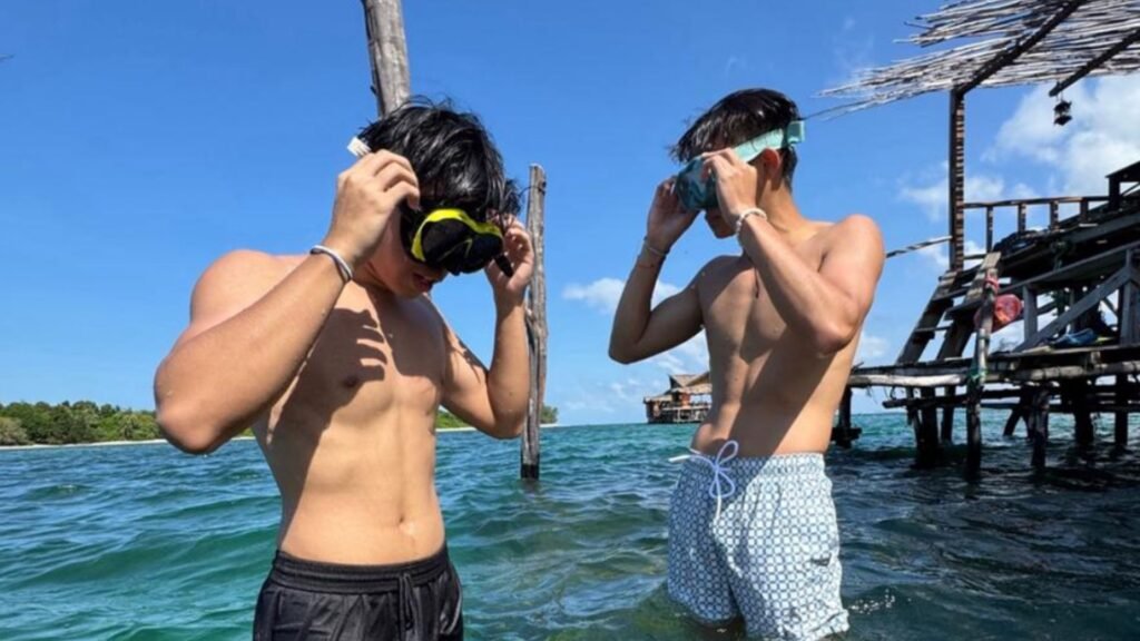Snorkeling experience at Trikora Beach during Bintan Full Day Tour Package B