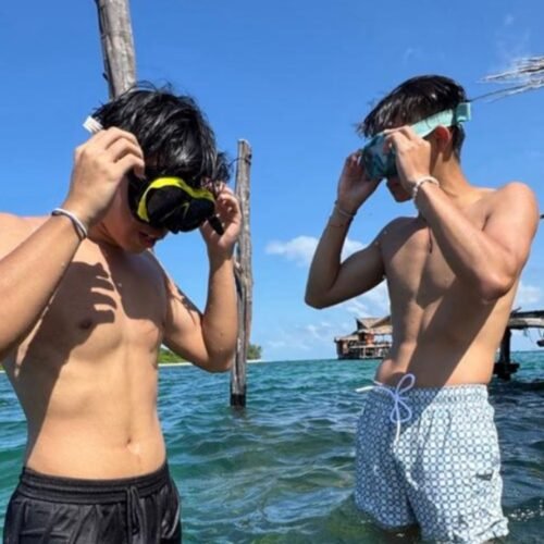 Snorkeling experience at Trikora Beach during Bintan Full Day Tour Package B